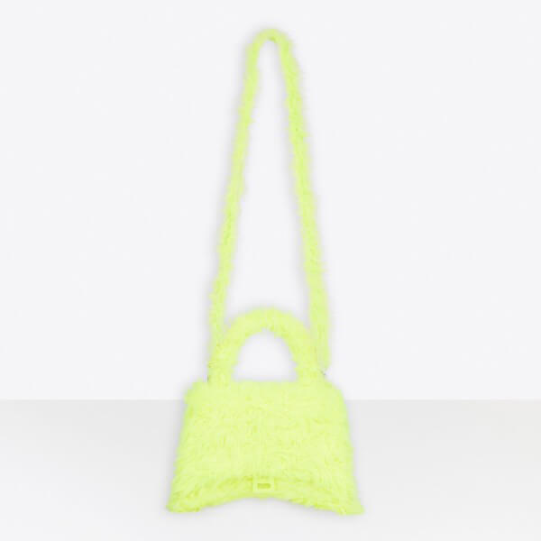 バレンシアガ FLUFFY HOURGLASS TOP HANDLE バッグ